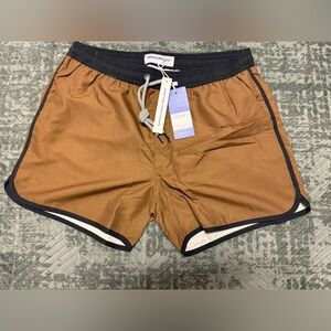 Retro Style Swim Trunks